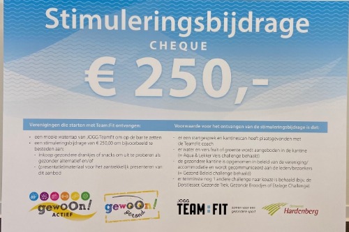 Cheque stimuleringsbijdrage