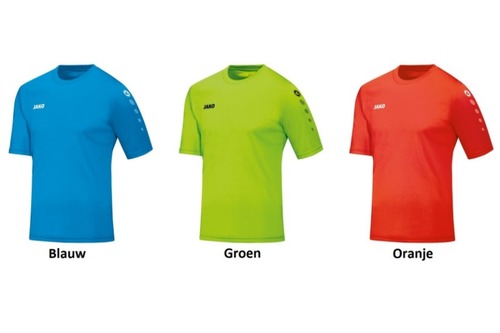 Verschillende kleuren van de shirts
